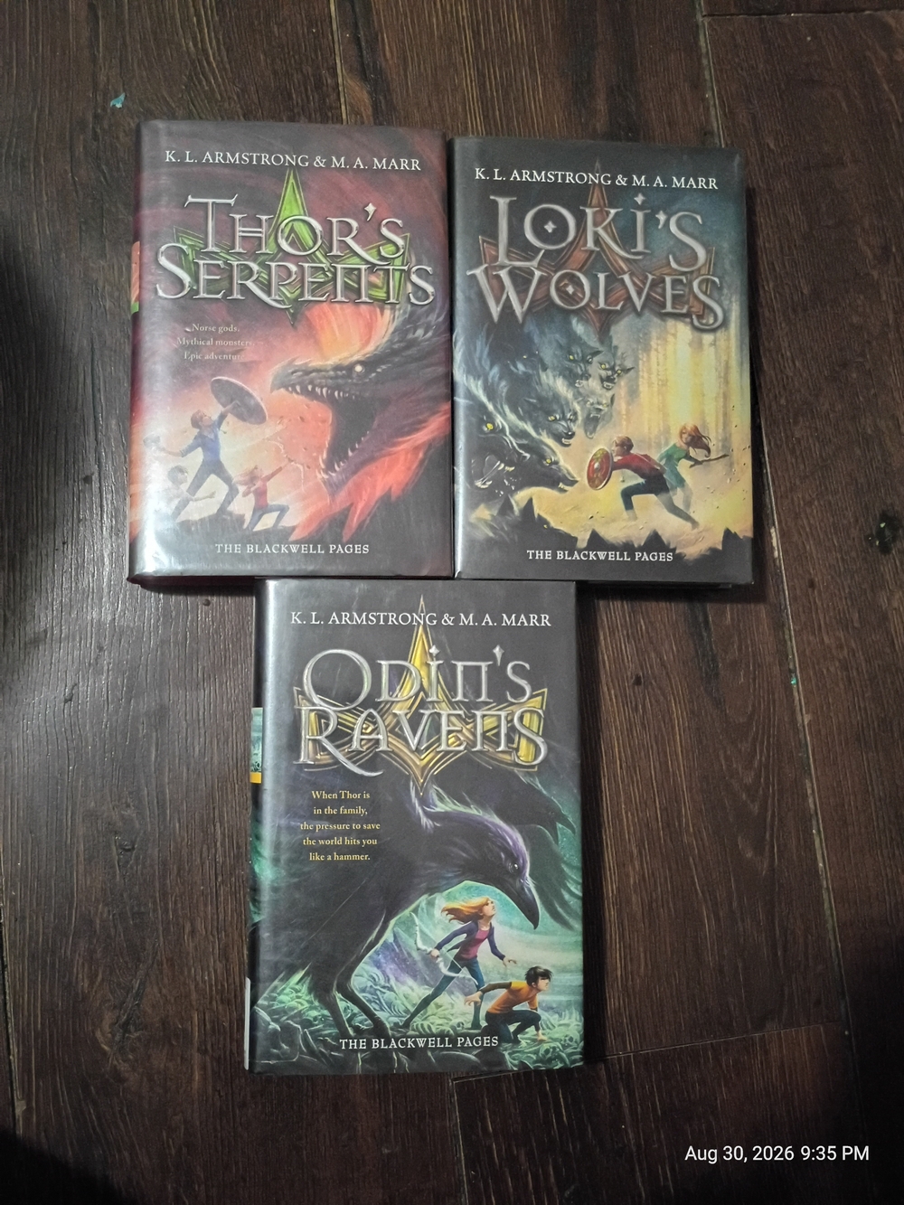 Source Unknown Hardcover Fantasy Book Set - Black, Green, Red